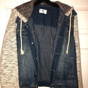 Denim/Jean + Sweater Jacket